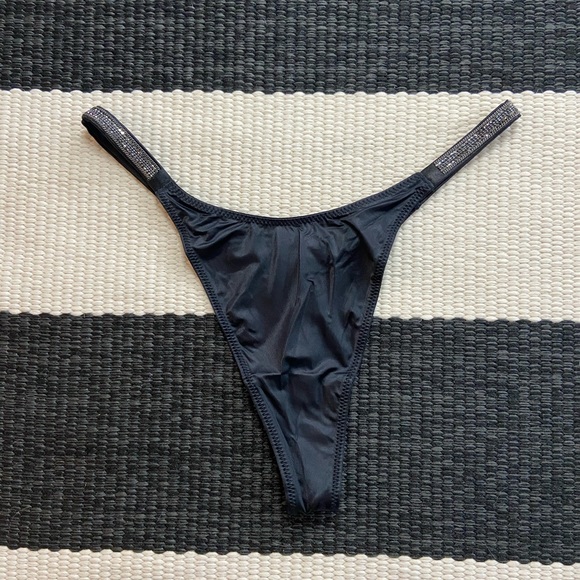 NWT Victorias Secret logo shine strap thong panty - Picture 8 of 8